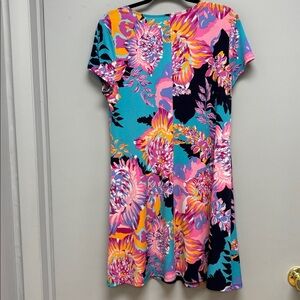 Ivy Lane Multicolor Floral Print Shift Dress – Short Sleeve